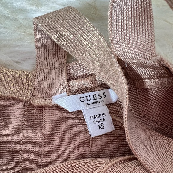 🎉 Sale Guess Gold Bandage Dress XS - Picture 4 of 4